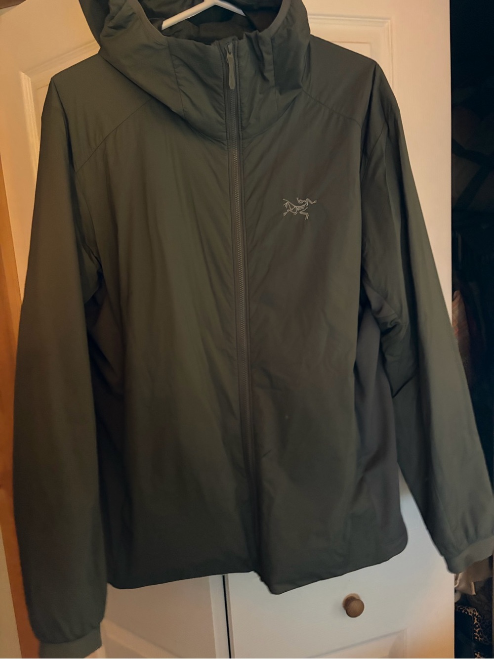 Arc'teryx Women's Hooded Lightweight Jacket in Olive